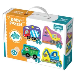 Trefl baby puzzle vozila 