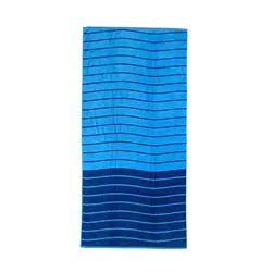 Essenza Bath prugasti ručnik za plažu - plavi, 70x150 cm 