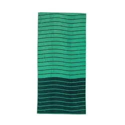 Essenza Bath prugasti ručnik za plažu - zeleni, 70x150 cm 