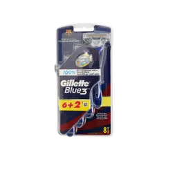 Gillette jednokratni brijači Blue3 Liga prvaka, 6+2kom 