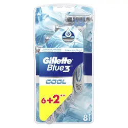 Gillette jednokratni brijač Blue3 Cool, 6+2 komada 