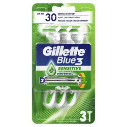 Gillette jednokratni brijač Blue3 Sensitive, 3 komada 
