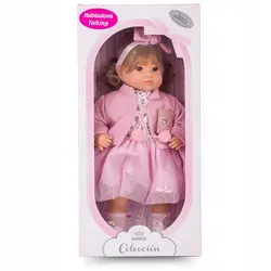 Berbesa lutka Sandra s roza haljinom, 42cm 