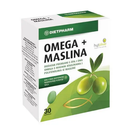 Omega + maslina kapsule, 30 komada