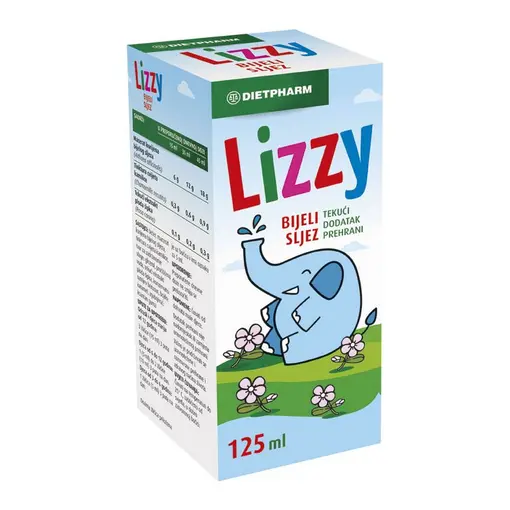 Lizzy sljez tekući dodatak prehrani, 125 ml