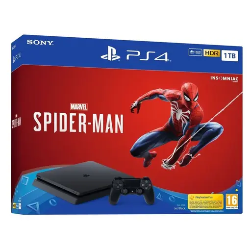 PlayStation 4 1TB F chassis + Spider-Man