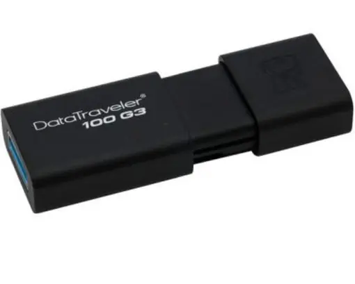 Memorija USB 3.0 FLASH DRIVE 16 GB, DT 100 G3, crni