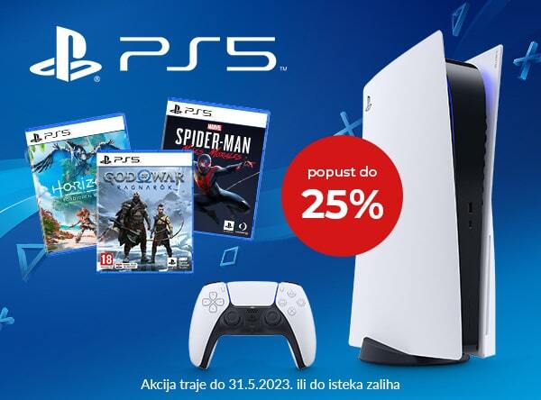 PlayStation 5 do 25% popusta